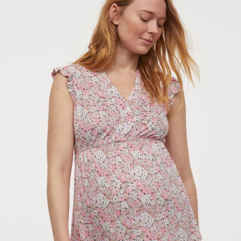 BNWT Maternity Baby Pink MAMA Trending Blouse!